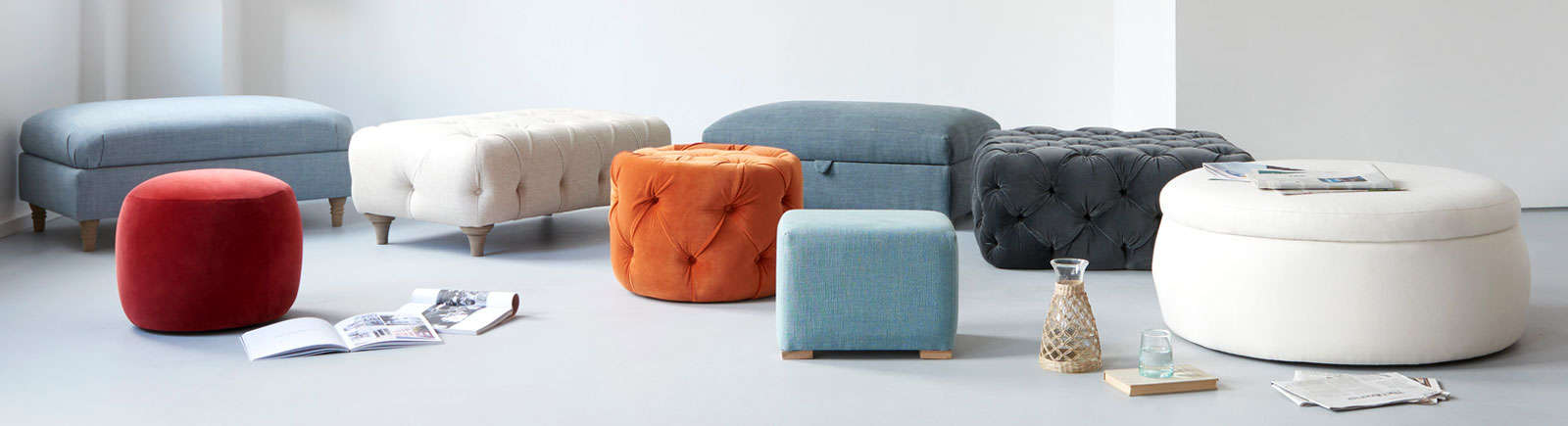 Σκαμπό - Μπαούλα - Πουφ Σκαμπό - Μπαούλα - Πουφ