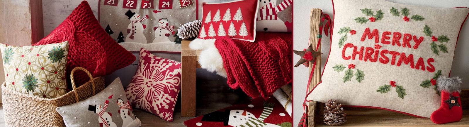 Χριστουγεννιάτικα Διακοσμητικά Μαξιλάρια Χριστουγεννιάτικα Διακοσμητικά Μαξιλάρια