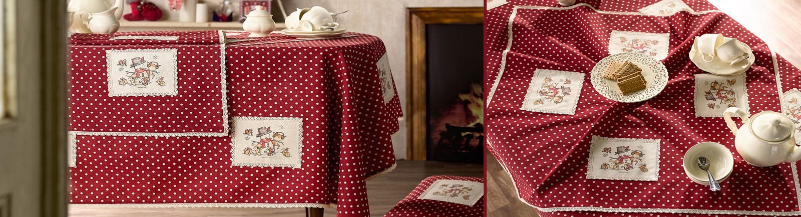 Χριστουγεννιάτικα Τραπεζομάντηλα