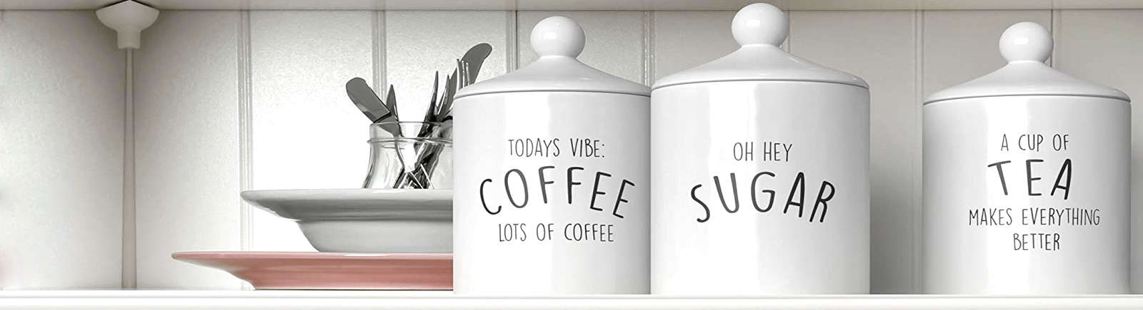 Βάζα για Καφέ, Ζάχαρη, Τσάι